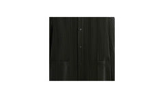 Ladder Lace Boxy Collared Overshirt "Black" KITH37