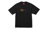 Cursive S/S Top "Black" SU27337