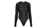 Monogram Velvet Bodysuit WMNS "Black" KITH127