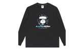 AAPE AAPENOW Long Sleeve Sweatshirt "Black" JXBJB6DZK