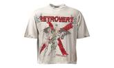 Red Nurse Rhinestone Tee "White" RET021