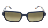 RECTANGULAR SUNGLASSES "BLUE ON STRIPES ORANGE" RB2189-132085_54