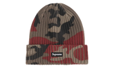 Overdyed Beanie "SS26 - Red Camo" SU27278