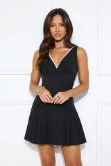 Mood Boost Mini Dress Black