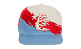 Paintbrush Snapback Hat "Red / Blue" HSR214