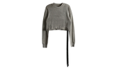 Long-Sleeve Cropped Small Level T-Shirt WMNS "Melange Grey" DS02E7200 JGM 178