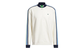 Originals 3-Stripes 1/4 Zip Sweatshirt "Chalk White / Night Indigo" KB8629