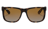 Justin Classic Sunglasses "Matte Havana - Brown Grey" 0RB4165 865/T555