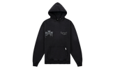Hand Drawn Thoroughbred Dogs Hoodie "Aged Black" MLM100556 03