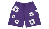 Cotton Wreath Sweatshorts "Purple" DT536