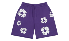 Cotton Wreath Sweatshorts "Purple" DT536
