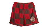 EE Basic Shorts "Red Chocolate Wavy Flag" EE130
