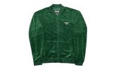 Croc Jacquard Velour Track Jacket "Green" SMT223 GRN