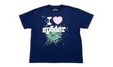 Souvenir Web Logo Short Sleeve Tee "Navy Blue" SP5der324