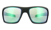 Turbine Polarized Sunglasses "Matte Black / PRIZM Jade Polarized" OO9263 45