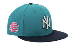 59FIFTY MLB NY YANKEES FITTED HAT "ERIC EMANUEL - Green/ Navy" EE431