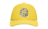 Cotton Peace Wreath Trucker Hat "Yellow" DT548