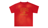 EE COLLEGE USC TEE "SS24 - Washed Red" EE826