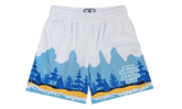 EE BASIC SHORT "SS24 - White/Aqua" EE709
