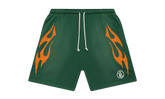 Flame Shorts "Green / Orange" HSR104