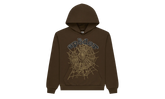 Rhinestone OG Web Hoodie "Brown" SP5der368
