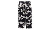 Floral Ribbon Ankle Pants "Black" HTG260126 BLK