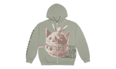 New Sight Zip Up Hoodie "Olive" TSUC43