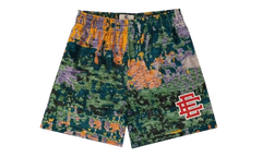 EE BASIC SHORT "FW23 - Burgundy/Green" EE803