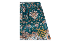 EE Basic Shorts "Rug Print - Green / White" EE186