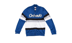 NBA Front Stripe Full Zip Sweater "Orlando Magic - Royal" SWTRAJ18024 OMAROYA