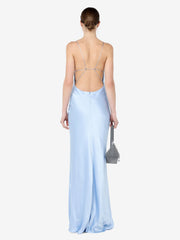 FLORENCE SCOOP MAXI DRESS - MINERAL BLUE