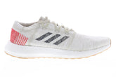 Pureboost Go B37805 Mens Gray Canvas Low Top Athletic Running Shoes
