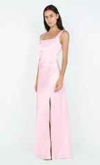 THE DREAMER SQUARE NECK DRESS - POWDER PINK