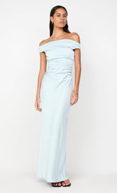 ETERNITY OFF SHOULDER MAXI - ARCTIC BLUE