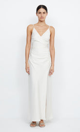 ETERNITY V MAXI DRESS - CREAM
