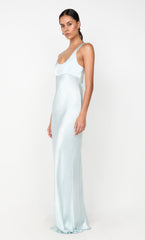 MAXINA CROSSOVER DRESS - ARCTIC BLUE
