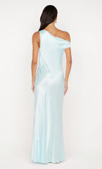 SOL ASYM DRESS - ARCTIC BLUE