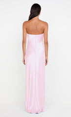 AUSTEN STRAPLESS MAXI DRESS - POWDER PINK