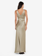 AUSTEN V NECK MAXI DRESS - SAGE