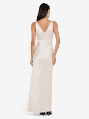 AUSTEN V NECK MAXI DRESS - SAND