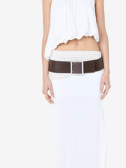 CADENCE RACER MAXI DRESS - SNOW