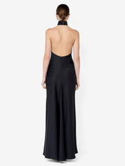 LISETTE HALTER MAXI DRESS - BLACK