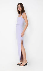 LEORA TUCK MAXI DRESS - LILAC
