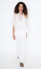 DELILAH OVERLAY MAXI DRESS - IVORY