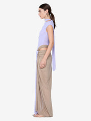 CONNI TWIST MAXI DRESS - WISTERIA/TAUPEE