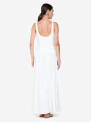 REID ASYM MAXI DRESS - IVORY