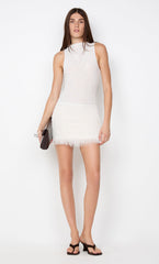 FINLEY MINI DRESS - WHITE