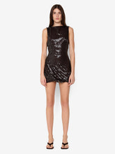 ROMILLY MINI DRESS - DARK CHOCOLATE
