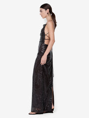 ROMILLY MAXI DRESS - DARK CHOCOLATE