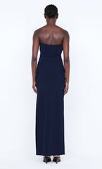 REINA STRAPLESS MAXI DRESS - INK